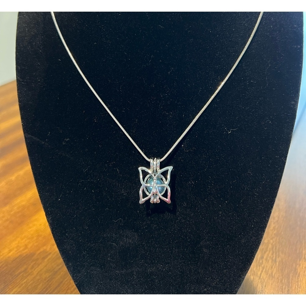 Sterling Silver Pearl Necklace